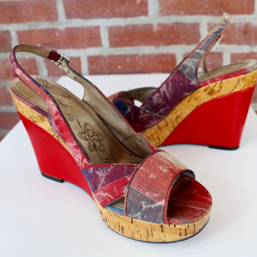 kenzie Wedge Open-Toe Sandal | Size 7 - Picture 4 of 8